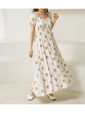 【ジェラート ピケ/gelato pique】の花柄カップインワンピース 人気、トレンドファッション・服の通販 founy(ファニー) ファッション Fashion レディースファッション WOMEN ワンピース Dress オレンジ Orange ギャザー Gather ストレッチ Stretch スリーブ Sleeve フラワー Flower フリル Frills プリント Print リボン Ribbon ワンポイント One Point 半袖 Short Sleeve 夏 Summer |ID:prp329100004568093