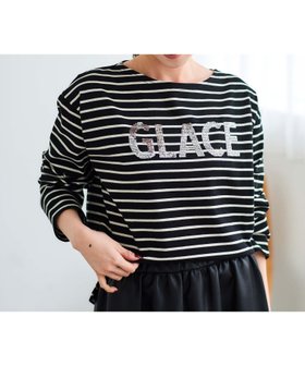 【ルクールブラン/le.coeur blanc】の《手洗い可能》GLACEスパンコールロゴボーダー 人気、トレンドファッション・服の通販 founy(ファニー) ファッション Fashion レディースファッション WOMEN おすすめ Recommend インナー Inner ウェーブ Wave コンパクト Compact スパンコール Sequins スリット Slit トレンド Trend バランス Balance ボーダー Border 定番 Standard 羽織 Haori |ID:prp329100004568099