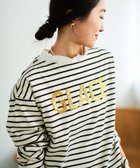 【ルクールブラン/le.coeur blanc】の《手洗い可能》GLACEスパンコールロゴボーダー 人気、トレンドファッション・服の通販 founy(ファニー) ファッション Fashion レディースファッション WOMEN おすすめ Recommend インナー Inner ウェーブ Wave コンパクト Compact スパンコール Sequins スリット Slit トレンド Trend バランス Balance ボーダー Border 定番 Standard 羽織 Haori thumbnail オフ/柄|ID: prp329100004568099 ipo3291000000032314530