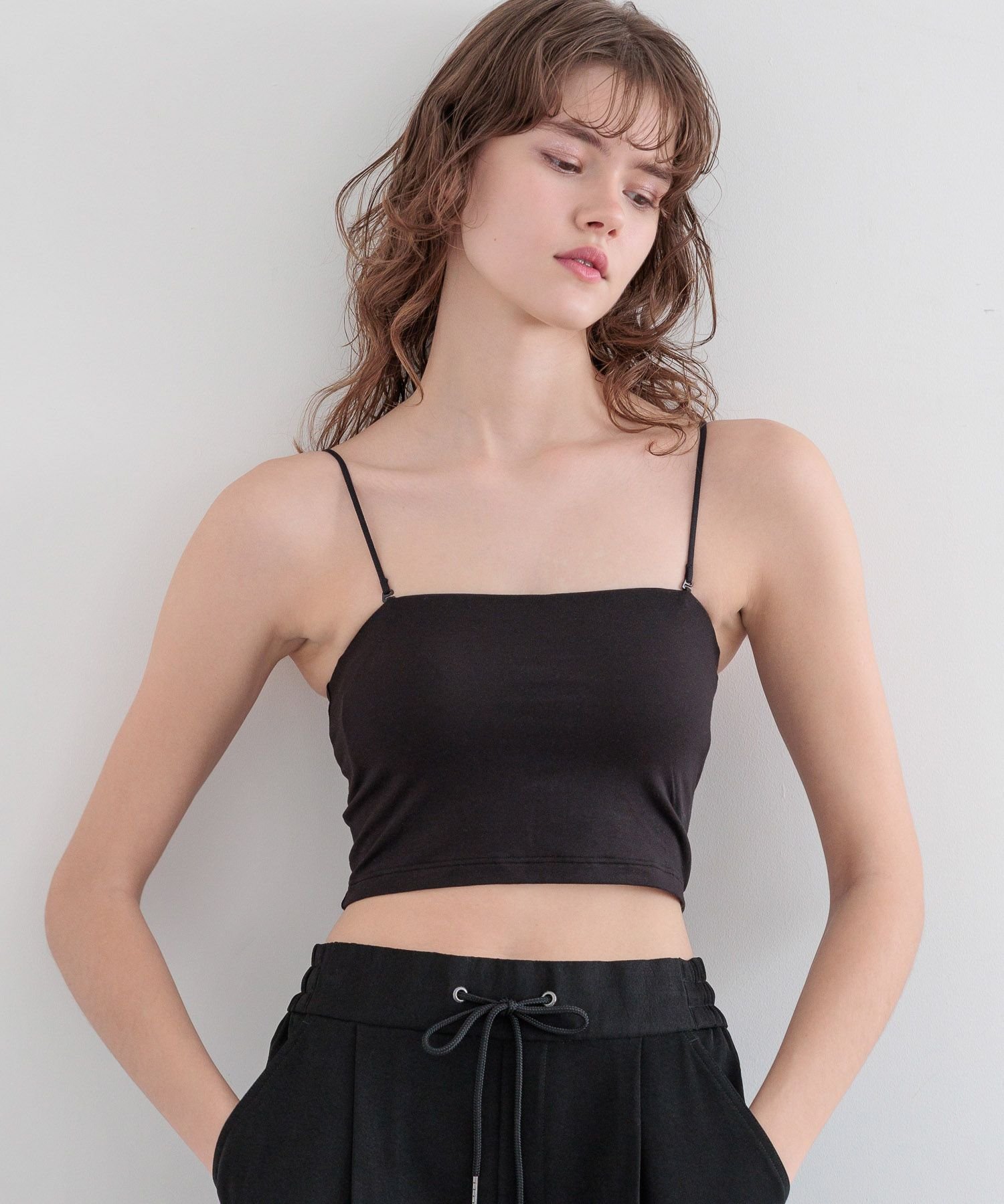 【ベイフロー/BAYFLOW】の【bijorie】ベストボディブラカップ付きベアトップ(ショート)/NEW BASIC インテリア・キッズ・メンズ・レディースファッション・服の通販 founy(ファニー) 　ファッション　Fashion　レディースファッション　WOMEN　アウター　Coat Outerwear　トップス・カットソー　Tops/Tshirt　ベスト/ジレ　Gilets/Vests　おすすめ　Recommend　ショート　Short　ストレッチ　Stretch　ストレート　Straight　チューブ　Tube　フィット　Fit　ラップ　Wrap　ブラック|ID: prp329100004568109 ipo3291000000032314626