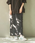 【フリークスストア/FREAK'S STORE】の配色メロー スウェットスカート 24SS チャコールグレー|ID: prp329100004568135 ipo3291000000032314900