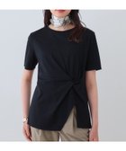 【インディヴィ/INDIVI】の春SALE!【洗える】ねじりデザインTシャツ ブラック|ID: prp329100004568138 ipo3291000000032592393