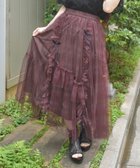 【アクシーズファム/axes femme】のドロストチェックチュールスカート 人気、トレンドファッション・服の通販 founy(ファニー) ファッション Fashion レディースファッション WOMEN スカート Skirt ショート Short チェック Check チュール Tulle フリル Frills プリント Print thumbnail 赤|ID: prp329100004568143 ipo3291000000032314972