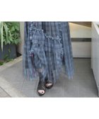 【アクシーズファム/axes femme】のドロストチェックチュールスカート 人気、トレンドファッション・服の通販 founy(ファニー) ファッション Fashion レディースファッション WOMEN スカート Skirt ショート Short チェック Check チュール Tulle フリル Frills プリント Print thumbnail 黒|ID: prp329100004568143 ipo3291000000032314974