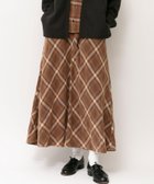【ジョンブルプライベートラボ/Johnbull Private labo】のサンフェードウォッシュネルチェックスカート 人気、トレンドファッション・服の通販 founy(ファニー) ファッション Fashion レディースファッション WOMEN スカート Skirt チェック Check ドレープ Drape バイアス Bias フレア Flare ボトム Bottom ヴィンテージ Vintage エレガント 上品 Elegant A/W・秋冬 Aw・Autumn/Winter・Fw・Fall-Winter thumbnail ブラウン|ID: prp329100004568154 ipo3291000000032315141