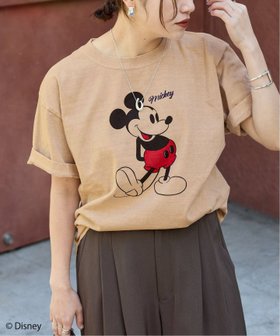 【ジャーナルスタンダード/JOURNAL STANDARD】 《WEB・一部店舗限定》ピグメントMICKEY / Tシャツ人気、トレンドファッション・服の通販 founy(ファニー) ファッション Fashion レディースファッション WOMEN トップス・カットソー Tops/Tshirt シャツ/ブラウス Shirts/Blouses ロング / Tシャツ T-Shirts 2025年 2025 2025春夏・S/S Ss,Spring/Summer,2025 デニム Denim トレンド Trend 別注 Special Order |ID:prp329100004568173