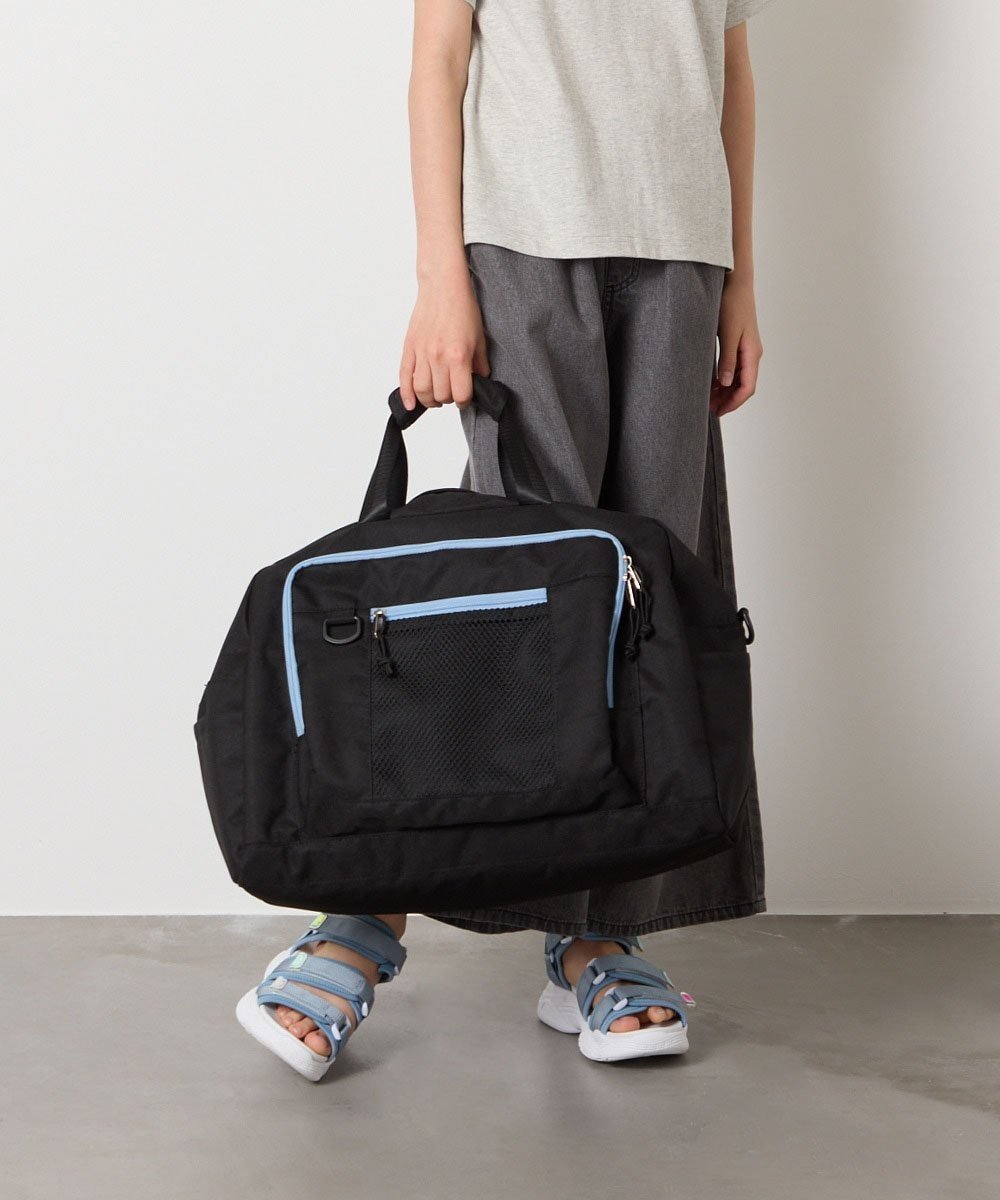 【アー ヴェー ヴェー/a.v.v / KIDS】のKIDS 3WAYボストンバッグ インテリア・キッズ・メンズ・レディースファッション・服の通販 founy(ファニー) 　ファッション　Fashion　キッズファッション　Fashion for Kids　おすすめ　Recommended / Our Picks　シンプル　Simple, Minimal　トラベル　Travel, Travel Gear　ボストンバッグ　Boston Bag, Retro Bag　ポケット　Pocket, Pocket Detail　リュック　Backpack, Rucksack　人気　Popular, Best Seller　再入荷　Restock / Back in Stock　旅行　Travel　ブラック|ID: prp329100004568178 ipo3291000000032710323