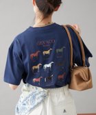 【チャオパニックティピー/CIAOPANIC TYPY】の【GEVACO】グラフィック馬図鑑半袖TEE 人気、トレンドファッション・服の通販 founy(ファニー) ファッション Fashion レディースファッション WOMEN トップス・カットソー Tops/Tshirt グラフィック Graphic デニム Denim フロント Front プリント Print 半袖 Short Sleeve レース Race ワーク Work おすすめ Recommend thumbnail ネイビー|ID: prp329100004568192 ipo3291000000032315666