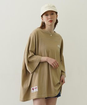 【ミルクフェド/MILKFED.】のMILKFED./MFxCHAMPION COLLEGE LG FB T 人気、トレンドファッション・服の通販 founy(ファニー) ファッション Fashion レディースファッション WOMEN スポーツ Sports ドレス Dress ビッグ Big 半袖 Short Sleeve S/S・春夏 Ss・Spring/Summer おすすめ Recommend 夏 Summer |ID:prp329100004568224