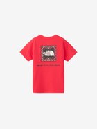 【ザ ノース フェイス/THE NORTH FACE / KIDS】のショートスリーブバンダナスクェアロゴティー(キッズ) ハイビスカス|ID: prp329100004568234 ipo3291000000032316201