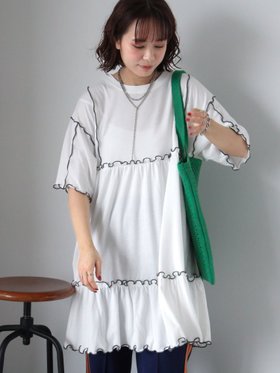 【エヘカソポ/ehka sopo】のメローカットワンピース 人気、トレンドファッション・服の通販 founy(ファニー) ファッション Fashion レディースファッション WOMEN ワンピース Dress おすすめ Recommend ショート Short スニーカー Sneakers |ID:prp329100004568269