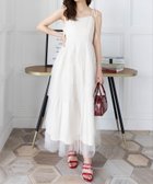 【クリア/clear】のチュールティアードキャミワンピース 人気、トレンドファッション・服の通販 founy(ファニー) ファッション Fashion レディースファッション WOMEN ワンピース Dress キャミワンピース No Sleeve Dresses おすすめ Recommend インナー Inner カーディガン Cardigan ジャケット Jacket チュール Tulle リボン Ribbon thumbnail IV|ID: prp329100004568275 ipo3291000000032316643