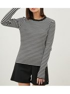 【ミラオーウェン/Mila Owen】の指サックラッシュガードリブニットプルオーバー 人気、トレンドファッション・服の通販 founy(ファニー) ファッション Fashion レディースファッション Ladies' Fashion Online トップス・カットソー Tops/Tshirt ニット Knit Tops プルオーバー Pullover おすすめ Recommend ショート Short シンプル Simple スタイリッシュ Stylish タンク Tank トレンド Trend リブニット Rib Knit 長袖 Long Sleeve thumbnail BORDER[933]|ID: prp329100004568276 ipo3291000000032657127