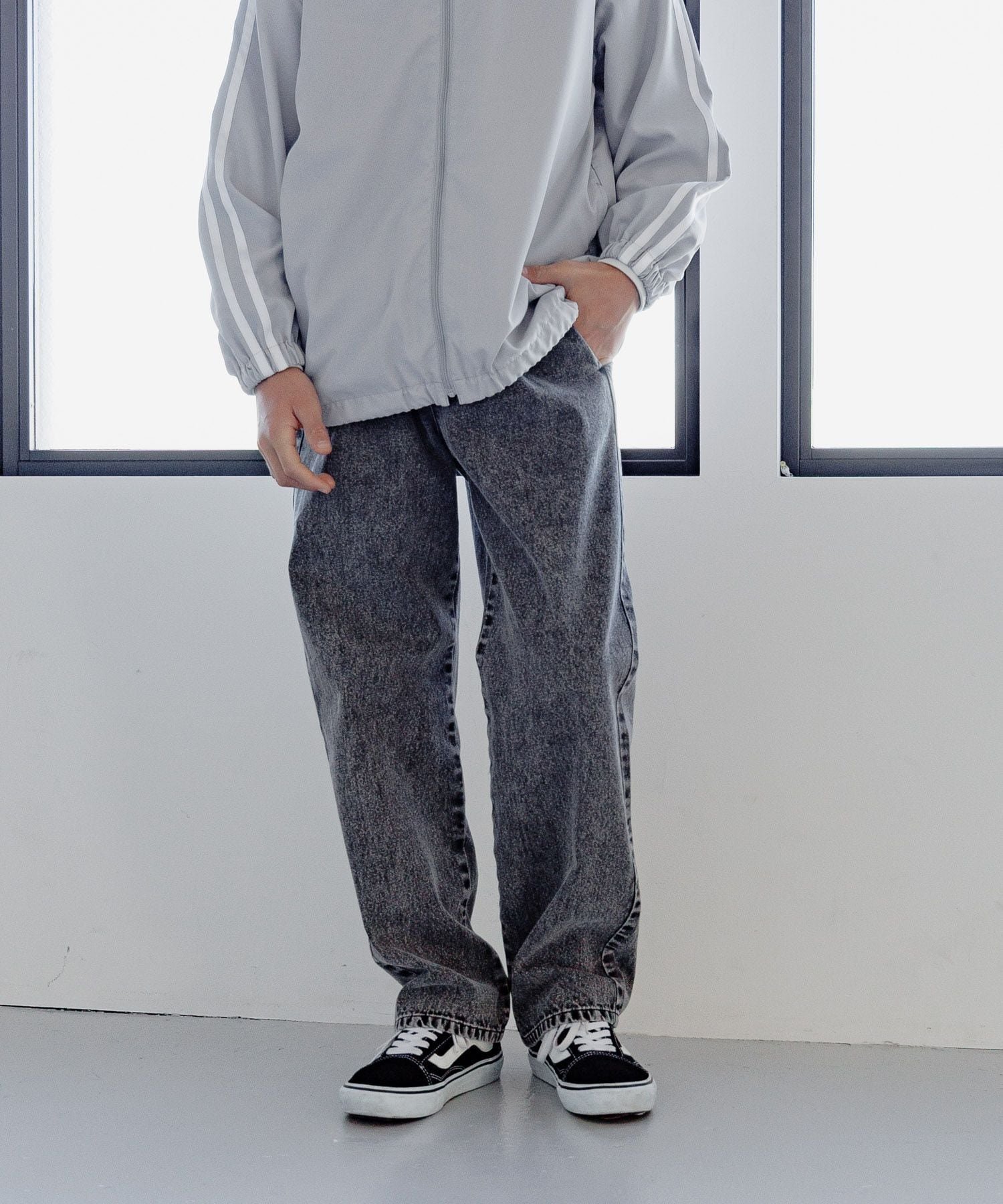 【グローバルワーク/GLOBAL WORK / KIDS】のサマラクシェフデニムパンツ/キッズ/234582 人気、トレンドファッション・服の通販 founy(ファニー) 　ファッション　Fashion　キッズファッション　Fashion for Kids　ボトムス　Bottoms　ケミカル　Chemical, Chemical Wash　ストレート　Straight, Straight Cut　ダメージ　Distressed, Destroyed　ボトム　Bottoms, Lower Wear　ポケット　Pocket, Pocket Detail　 other-1|ID: prp329100004568282 ipo3291000000033508834