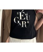 【シェトワ/Chez toi】のランダムロゴフレンチスリーブT 人気、トレンドファッション・服の通販 founy(ファニー) ファッション Fashion レディースファッション WOMEN おすすめ Recommend シンプル Simple ジャケット Jacket フレア Flare プチプライス・低価格 Affordable リラックス Relax thumbnail ブラック|ID: prp329100004568286 ipo3291000000032316739