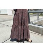 【アンドミー/andme】のフラワープリント ティアード キャミ ワンピース ANME アンメ 人気、トレンドファッション・服の通販 founy(ファニー) ファッション Fashion レディースファッション Fashion for Women ワンピース Dresses キャミソールワンピース Camisole Dresses キャミ Camisole, Cami Top ティアード Tiered, Tiered Style フラワー Flower, Floral フレア Flare, Flared プリント Print, Printed Pattern ポケット Pocket, Pocket Detail リラックス Relax, Relaxed Fit thumbnail ブラウン|ID: prp329100004568302 ipo3291000000033596124