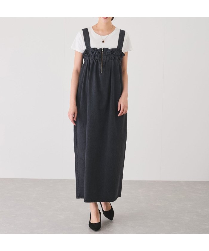 【ジャイロ/JAYRO】のフロントジップフリルジャンパースカート インテリア・キッズ・メンズ・レディースファッション・服の通販 founy(ファニー) https://founy.com/ ファッション Fashion レディースファッション WOMEN スカート Skirt インナー Inner シアー Sheer スニーカー Sneakers スリット Slit デニム Denim トレンド Trend フリル Frills フロント Front ポケット Pocket リブニット Rib Knit 夏 Summer S/S・春夏 Ss・Spring/Summer A/W・秋冬 Aw・Autumn/Winter・Fw・Fall-Winter |ID: prp329100004568353 ipo3291000000032317538
