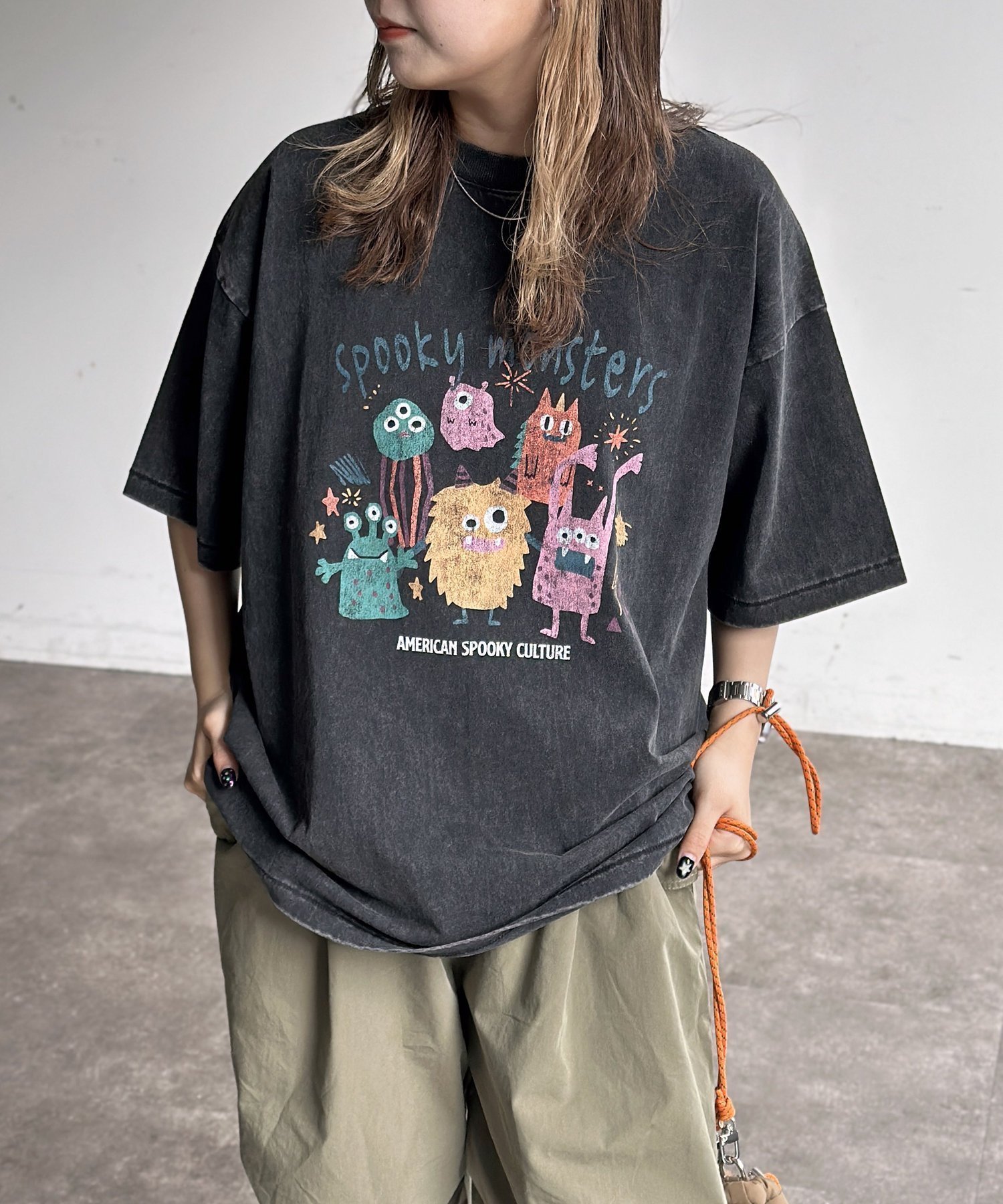 【シーピーシーエム/CPCM】のパウダー加工ヴィンテージライクT インテリア・キッズ・メンズ・レディースファッション・服の通販 founy(ファニー) 　ファッション　Fashion　レディースファッション　WOMEN　おすすめ　Recommend　デニム　Denim　パウダー　Powder　リアル　Real　ワイド　Wide　ヴィンテージ　Vintage　グレーその他2|ID: prp329100004568374 ipo3291000000032317727