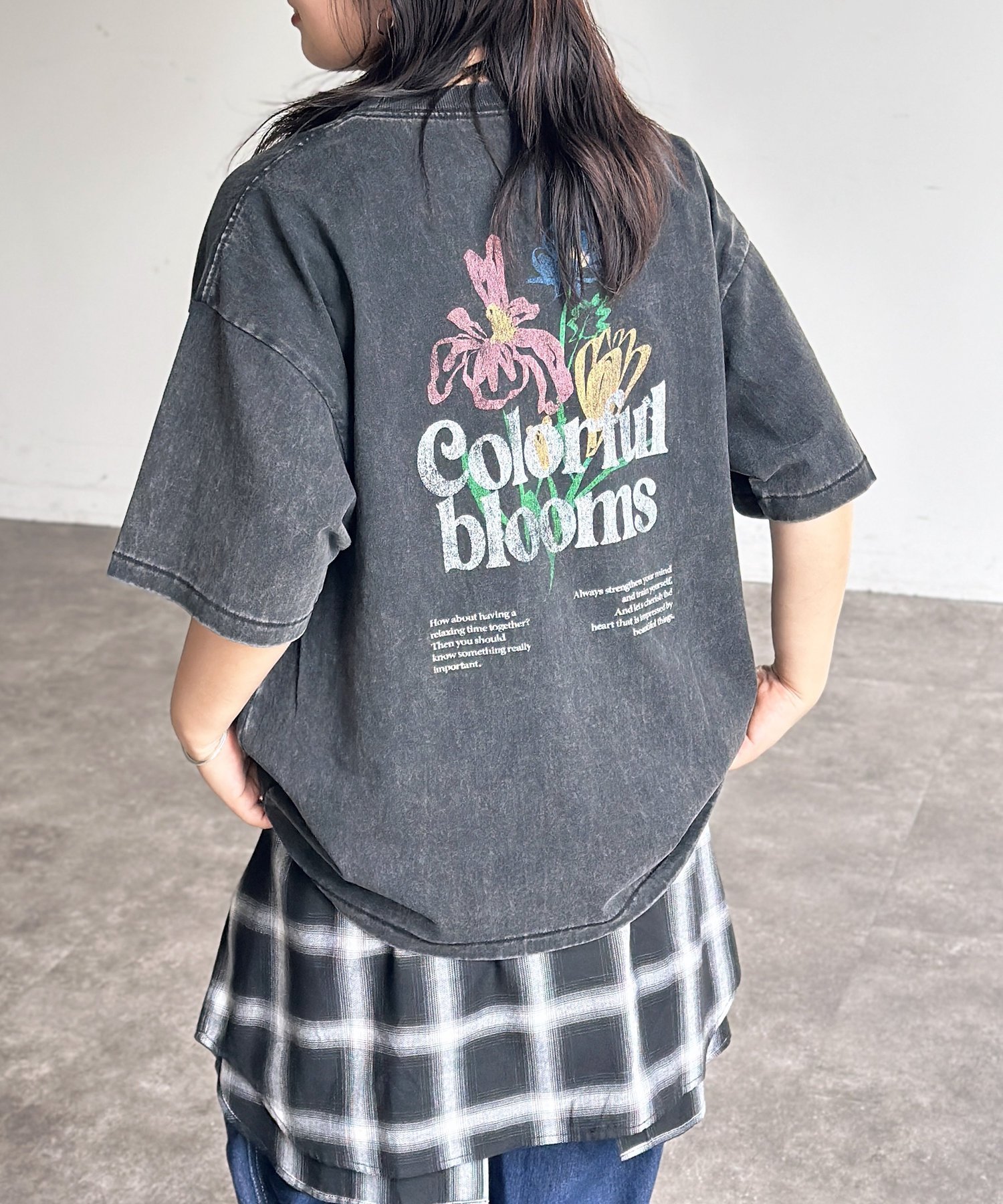 【シーピーシーエム/CPCM】のパウダー加工ヴィンテージライクT インテリア・キッズ・メンズ・レディースファッション・服の通販 founy(ファニー) 　ファッション　Fashion　レディースファッション　WOMEN　おすすめ　Recommend　デニム　Denim　パウダー　Powder　リアル　Real　ワイド　Wide　ヴィンテージ　Vintage　ブラックその他3|ID: prp329100004568374 ipo3291000000032317733