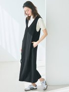 【コカ/COCA】のエンボスVネックワンピース Black|ID: prp329100004568392 ipo3291000000032650784