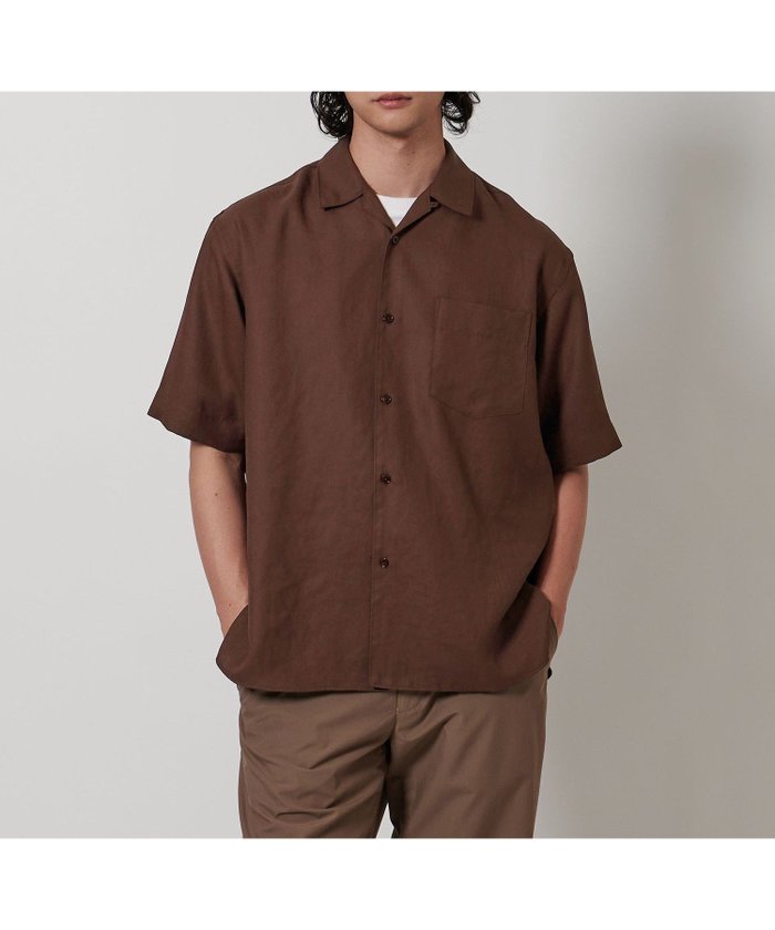 【ユナイテッドアローズ/UNITED ARROWS / MEN】のツイル オープンカラー ショートスリーブシャツ インテリア・キッズ・メンズ・レディースファッション・服の通販 founy(ファニー) https://founy.com/ ファッション Fashion メンズファッション Fashion for Men サンダル Sandals, Summer Shoes ショート Short, Short Length シルク Silk, 100% Silk スラックス Slacks, Dress Pants ツイル Twist, Twisted Detail フィット Fit, Slim Fit リゾート Resort, Vacation Style リネン Linen, Linen Fabric リラックス Relax, Relaxed Fit おすすめ Recommended / Our Picks エレガント 上品 Elegant |ID: prp329100004568414 ipo3291000000032973268
