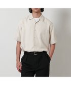 【ユナイテッドアローズ/UNITED ARROWS / MEN】のツイル オープンカラー ショートスリーブシャツ NATURAL|ID: prp329100004568414 ipo3291000000032973270