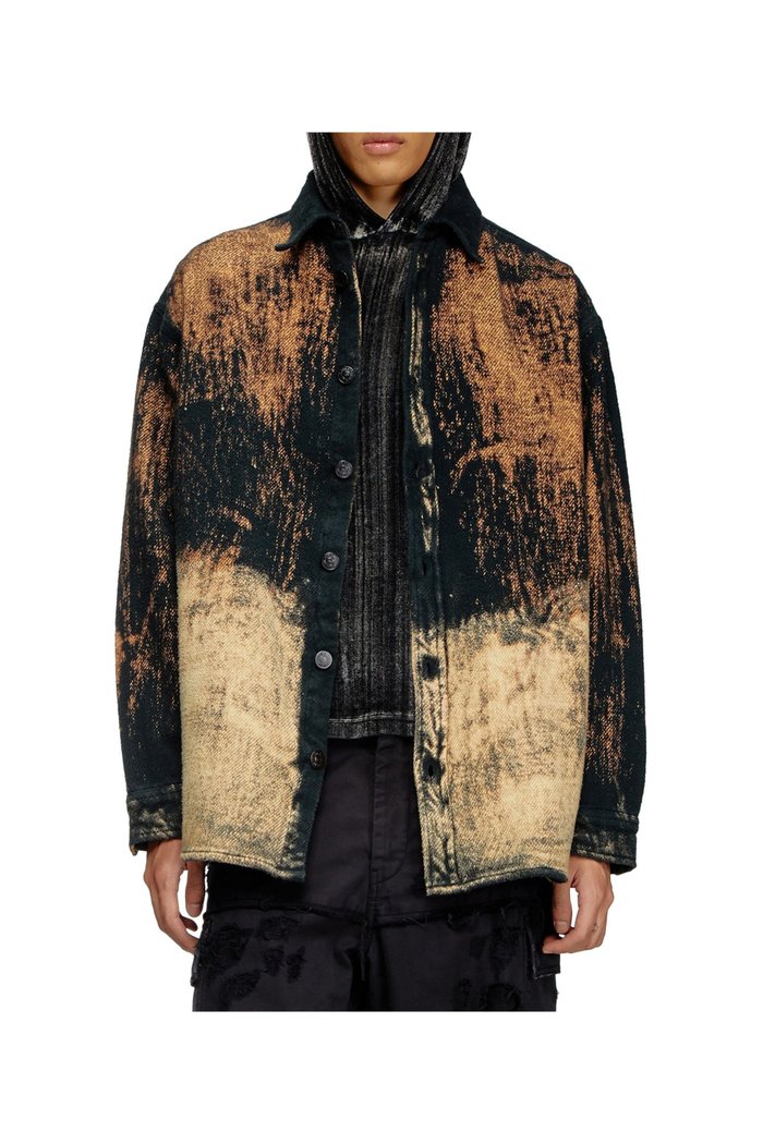 【ディーゼル/DIESEL / MEN】のメンズ シャツ インテリア・キッズ・メンズ・レディースファッション・服の通販 founy(ファニー) https://founy.com/ ファッション Fashion メンズファッション Fashion for Men スタイリッシュ Stylish, Fashionable フロント Front, Front Design ブリーチ Bleach, Washed Finish メンズ Men's, Menswear ランダム Random, Irregular 長袖 Long Sleeve, Full Sleeve |ID: prp329100004568418 ipo3291000000033574008