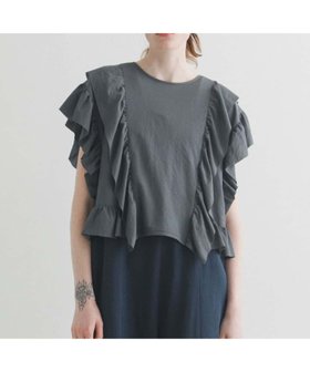【ラート/LAATO】のfrill frill tee 人気、トレンドファッション・服の通販 founy(ファニー) ファッション Fashion レディースファッション Fashion for Women コンパクト Compact, Small Size 今季 This Season, Current Season スリーブ Sleeve, Long Sleeve / Short Sleeve トレンド Trend, Trending Now なめらか Smooth, Silky Texture バランス Balance, Style Balance フリル Frill, Ruffle フレンチ French, French Style S/S・春夏 SS, Spring/Summer, Warm Season 夏 Summer エレガント 上品 Elegant 2025年 2025 2025春夏・S/S Spring/Summer 2025 SS25 |ID:prp329100004568440