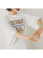 【サマンサモスモス/Samansa Mos2】のピグメント加工ギャザーティアードスリーブTシャツ オフホワイト|ID: prp329100004568496 ipo3291000000032319335