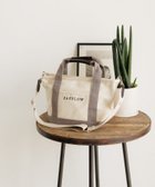 【ベイフロー/BAYFLOW / MEN】のファスナー付きで安心 ショルダーZIPロゴトート Sサイズ グレー15|ID: prp329100004568502 ipo3291000000033096512