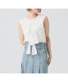 【ビームス ウイメン/BEAMS】のフロント リボン ノースリーブ トップス 人気、トレンドファッション・服の通販 founy(ファニー) ファッション Fashion レディースファッション WOMEN トップス・カットソー Tops/Tshirt キャミソール / ノースリーブ No Sleeves インナー Inner カーディガン Cardigan ジャケット Jacket ノースリーブ No Sleeve フェミニン Feminine フロント Front リボン Ribbon エレガント 上品 Elegant thumbnail WHITE|ID: prp329100004568504 ipo3291000000032319451