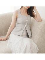 【スナイデル/SNIDEL】のジレトップス 人気、トレンドファッション・服の通販 founy(ファニー) ファッション Fashion レディースファッション WOMEN アウター Coat Outerwear トップス・カットソー Tops/Tshirt ベスト/ジレ Gilets/Vests ウェーブ Wave ストレート Straight トレンド Trend フロント Front リュクス Luxe |ID:prp329100004568551