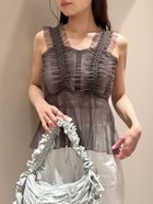 【スナイデル/SNIDEL】のSustainableチュールキャミブラウス CGRY[007]|ID: prp329100004568558 ipo3291000000032712046
