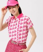 【ジャックバニー/Jack Bunny】のハイストレッチエアートリコット半袖ポロシャツ ピンク|ID: prp329100004568572 ipo3291000000032652721