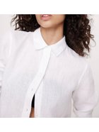 【バナナ リパブリック/BANANA REPUBLIC】のオーバーサイズ リネン シャツ 人気、トレンドファッション・服の通販 founy(ファニー) ファッション Fashion レディースファッション Fashion for Women トップス・カットソー Cut & Sew Tops シャツ・ブラウス・オフィスカジュアル Elegant Blouses & Button-Ups プリント Print, Printed Pattern リネン Linen, Linen Fabric thumbnail WHITE|ID: prp329100004568578 ipo3291000000033599326