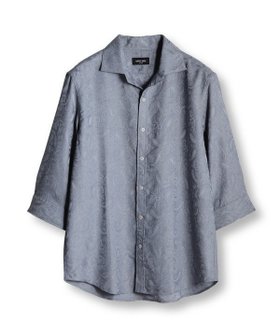 【メンズビギトーキョー/Men's Bigi / MEN】のペイズリージャガード七分袖シャツ 人気、トレンドファッション・服の通販 founy(ファニー) ファッション Fashion メンズファッション Fashion for Men インナー Innerwear クラシカル Classical, Vintage-Inspired シャンブレー Chambray, Denim-Like Fabric ジャケット Jacket, Outerwear スタイリッシュ Stylish, Fashionable とろみ Fluid, Flowy Fabric バランス Balance, Style Balance ペイズリー Paisley, Ethnic Pattern リラックス Relax, Relaxed Fit |ID:prp329100004568589