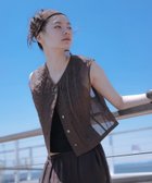 【アーバンリサーチ/URBAN RESEARCH】のnew basic オーガンジードットピンタックベスト BROWN|ID: prp329100004568615 ipo3291000000032711549