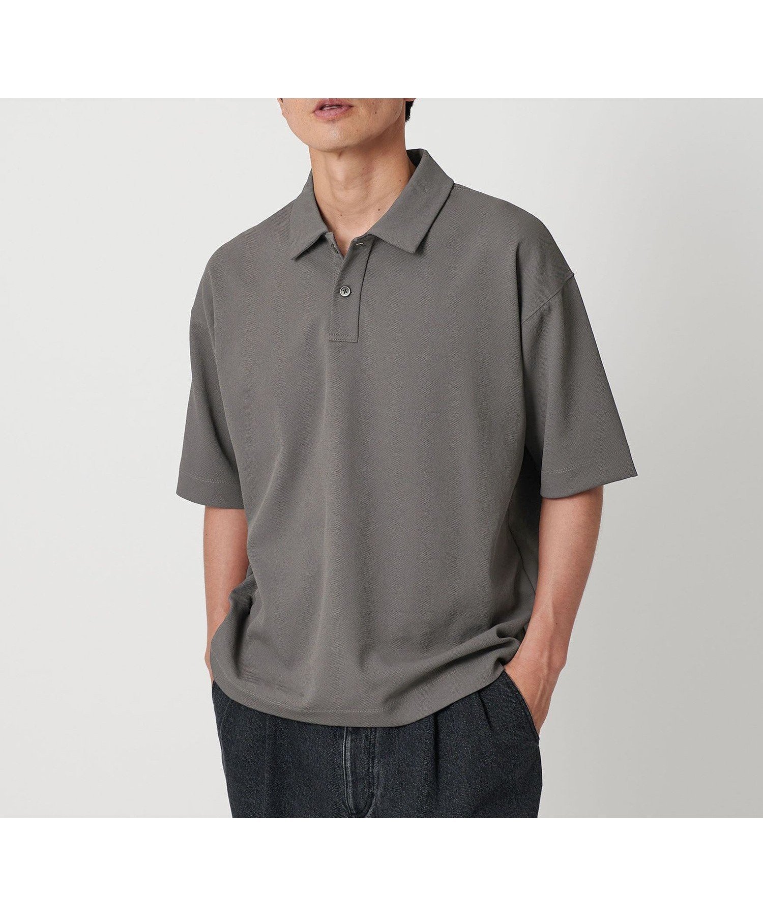 【ビューティ&ユース ユナイテッドアローズ/BEAUTY&YOUTH / UNITED ARROWS / MEN】のAir Dobby ワイドテーパード ポロシャツ -ヨコストレッチ 吸水速乾性- 人気、トレンドファッション・服の通販 founy(ファニー) 　ファッション　Fashion　メンズファッション　Fashion for Men　吸水　Absorbent, Quick-Dry　ショルダー　Shoulder, Shoulder Strap　ショート　Short, Short Length　シンプル　Simple, Minimal　ストレッチ　Stretch, Stretchy Fabric　スニーカー　Sneakers, Trainers　スラックス　Slacks, Dress Pants　デニム　Denim, Jeans Material　ドレープ　Drape, Draping Fabric　ドロップ　Drop Shoulder, Dropped Style　フラット　Flat, Flat Shoes　ポロシャツ　Polo Shirt, Collared Tee　半袖　Short Sleeve, Half Sleeve　リラックス　Relax, Relaxed Fit　おすすめ　Recommended / Our Picks　夏　Summer　ビジネス 仕事 通勤　Business / Work / Commuting　 other-1|ID: prp329100004568621 ipo3291000000032742939