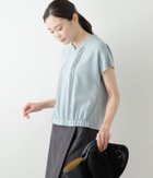 【ニューヨーカー/NEWYORKER】のラフブロードクロス ピンタックブラウス 人気、トレンドファッション・服の通販 founy(ファニー) ファッション Fashion レディースファッション WOMEN トップス・カットソー Tops/Tshirt シャツ/ブラウス Shirts/Blouses ベーシック Basic thumbnail サックス|ID: prp329100004568629 ipo3291000000032320944