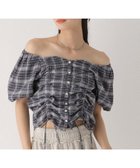 【ヘザー/Heather】の2WAYドロストブラウス(半袖) 人気、トレンドファッション・服の通販 founy(ファニー) ファッション Fashion レディースファッション WOMEN トップス・カットソー Tops/Tshirt シャツ/ブラウス Shirts/Blouses オフショルダー Off Shoulder スクエア Square デニム Denim フロント Front 半袖 Short Sleeve thumbnail ネイビーチェック|ID: prp329100004568642 ipo3291000000032321098