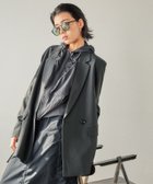 【ベイフロー/BAYFLOW】のシワになりにくい ダブルテーラードジャケット チャコール18|ID: prp329100004568654 ipo3291000000032321361