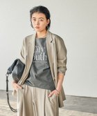 【ベイフロー/BAYFLOW】のシワになりにくい ダブルテーラードジャケット グレージュ13|ID: prp329100004568654 ipo3291000000032321363