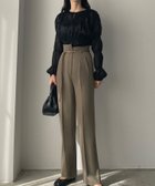 【ジュノア/JUNOAH】のベルト付ハイウエストパンツ 人気、トレンドファッション・服の通販 founy(ファニー) ファッション Fashion レディースファッション WOMEN パンツ Pants ベルト Belts thumbnail グレージュ|ID: prp329100004568873 ipo3291000000032323726