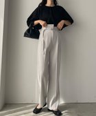 【ジュノア/JUNOAH】のベルト付ハイウエストパンツ 人気、トレンドファッション・服の通販 founy(ファニー) ファッション Fashion レディースファッション WOMEN パンツ Pants ベルト Belts thumbnail ライトグレー|ID: prp329100004568873 ipo3291000000032323733
