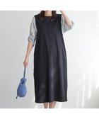 【イッカ/ikka】の袖切り替えカットワンピース 人気、トレンドファッション・服の通販 founy(ファニー) ファッション Fashion レディースファッション WOMEN ワンピース Dress スリット Slit ツイスト Twist ポケット Pocket thumbnail ブラック|ID: prp329100004568897 ipo3291000000032323881