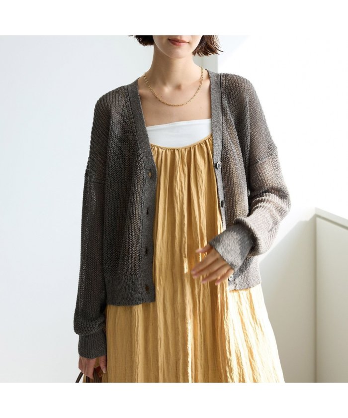 【バビロン/BABYLONE / KIDS】のペーパーショートカーディガン インテリア・キッズ・メンズ・レディースファッション・服の通販 founy(ファニー) https://founy.com/ ファッション Fashion キッズファッション Fashion for Kids 畦 Ribbed Knit カーディガン Cardigan, Knitwear ショルダー Shoulder, Shoulder Strap シンプル Simple, Minimal スタイリッシュ Stylish, Fashionable テクスチャー Texture, Textured Fabric トレンド Trend, Trending Now ドロップ Drop Shoulder, Dropped Style フレンチ French, French Style ペーパー Paper, Kraft Paper ボックス Boxy, Box Shape リラックス Relax, Relaxed Fit 再入荷 Restock / Back in Stock |ID: prp329100004568899 ipo3291000000032724628