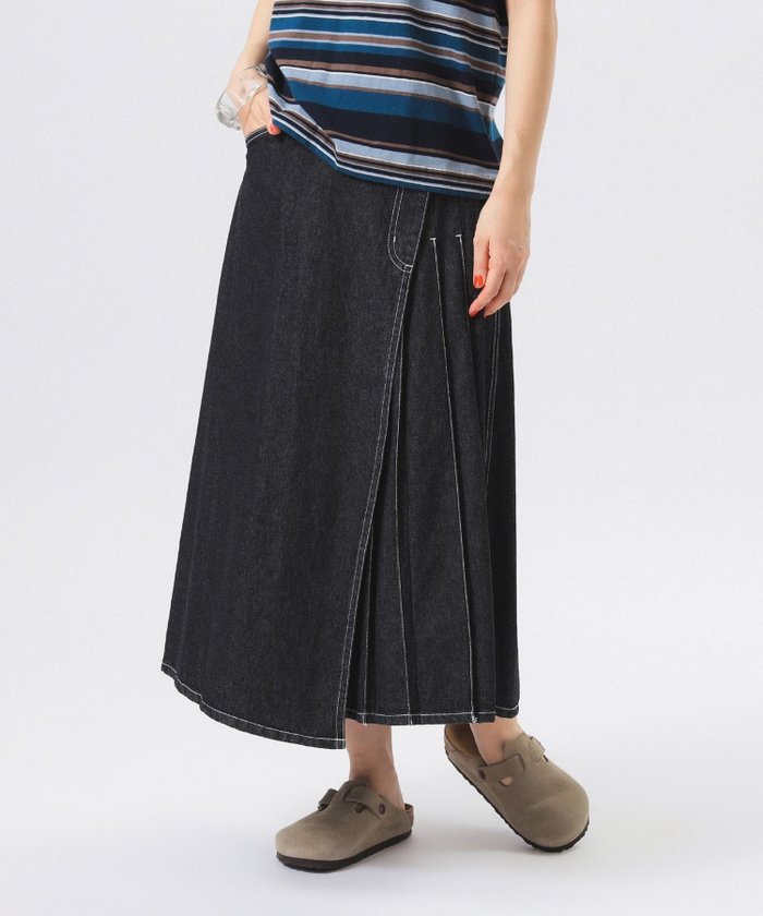 【ビームス ウイメン/BEAMS】のラップ プリーツ スカート インテリア・キッズ・メンズ・レディースファッション・服の通販 founy(ファニー) https://founy.com/ ファッション Fashion レディースファッション Fashion for Women スカート Skirts プリーツスカート / 上品フェミニンスタイル Pleated Skirts おすすめ Recommended / Our Picks デニム Denim, Jeans Material プリーツ Pleats, Pleated ラップ Wrap, Wrap Design |ID: prp329100004569013 ipo3291000000032711668