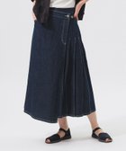 【ビームス ウイメン/BEAMS】のラップ プリーツ スカート INDIGO|ID: prp329100004569013 ipo3291000000032711673