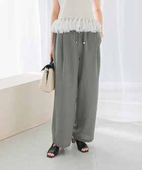 【アーバンリサーチ ロッソ/URBAN RESEARCH ROSSO】の『UR TECH DRYLUXE』イージードロストパンツ 人気、トレンドファッション・服の通販 founy(ファニー) ファッション Fashion レディースファッション WOMEN パンツ Pants 2025年 2025 2025春夏・S/S Ss,Spring/Summer,2025 エレガント 上品 Elegant 吸水 Water Absorption 夏 Summer S/S・春夏 Ss・Spring/Summer |ID:prp329100004569045