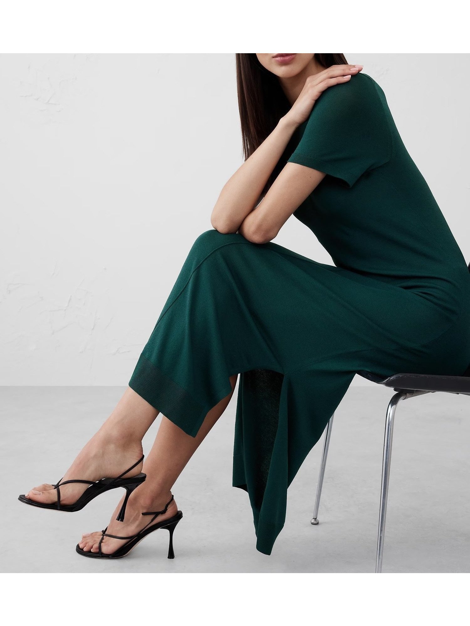 【バナナリパブリック ファクトリーストア/BANANA REPUBLIC FACTORY STORE】のBANANA REPUBLIC FACTORY STORE シームミディセータードレス インテリア・キッズ・メンズ・レディースファッション・服の通販 founy(ファニー) 　ファッション　Fashion　レディースファッション　WOMEN　ワンピース　Dress　ドレス　Party Dresses　ミックス　Mix　DEEP_SEA_TEAL|ID: prp329100004569056 ipo3291000000032325160